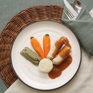 puree beef sausages for old people with Dysphagia